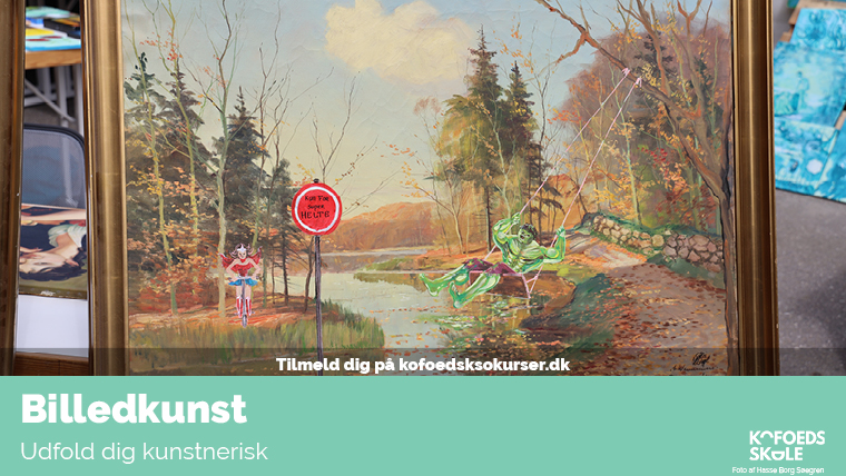Billedkunst - Maleri med superhelte