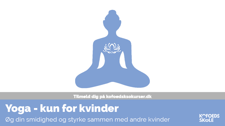 Yoga for kvinder - illustration af lotusstilling